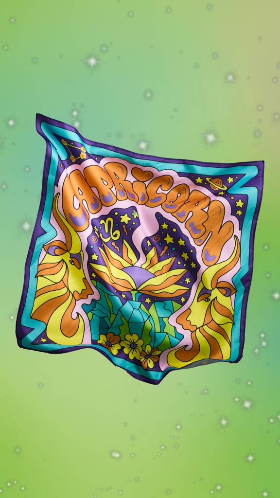 Capricorn Knot Wrap - 70cm x 70cm