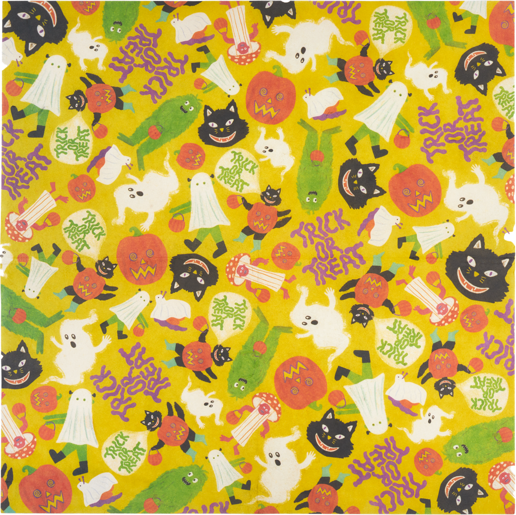 Do The Monster Mash Lokta Wrap - 35cm x 35cm