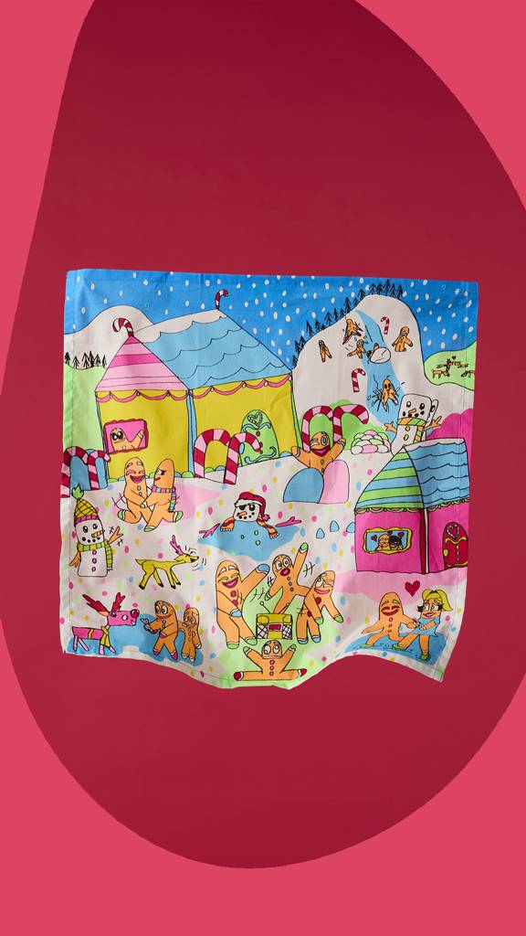 Gingerbread Party - 50cm x 50cm